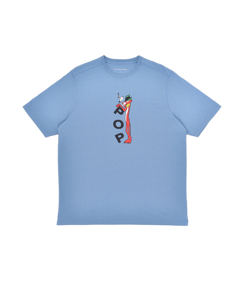 Pop Cool Cat T-Shirt Blue Shadow