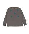 Pop Logo Longsleeve T-Shirt Charcoal/Bayberry