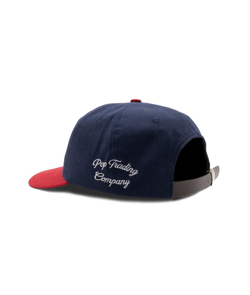 Pop O Sixpanel Hat Navy/Goji Berry