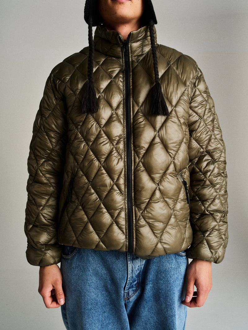 Pop Quilted Reversible Jacket Four Leaf Clover/Bison