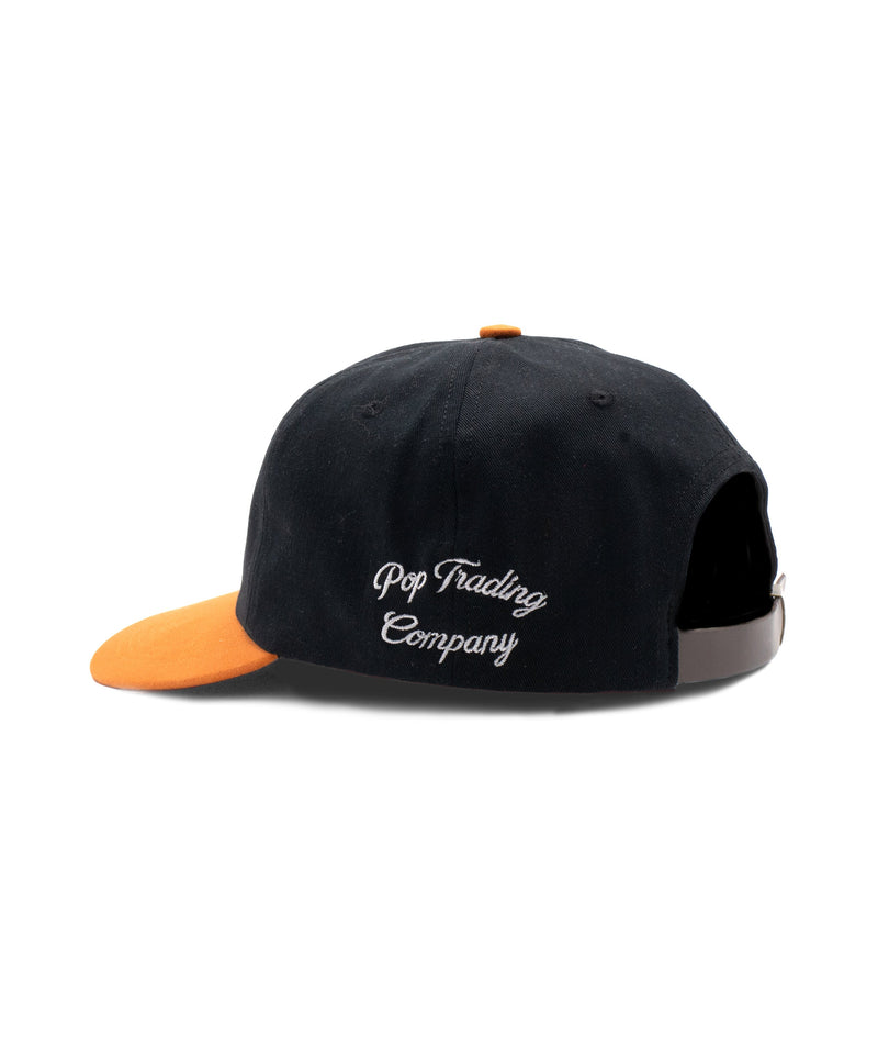 Pop O Sixpanel Hat Black/Cinnamon Stick