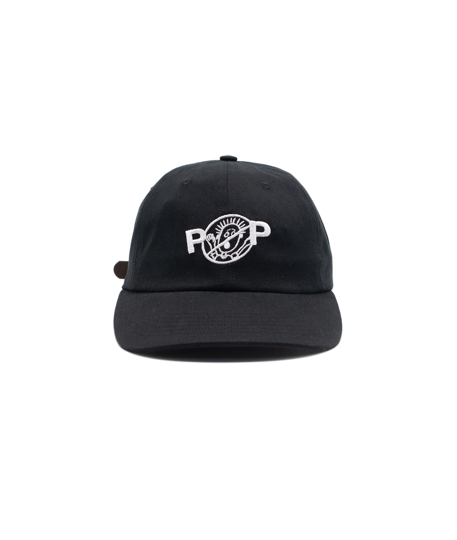 Pop No Sixpanel Hat Black