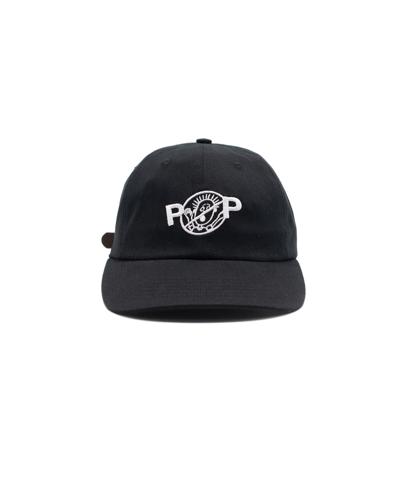 Pop No Sixpanel Hat Black