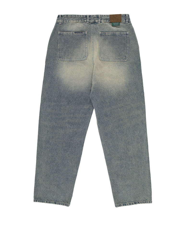 Beattie Denim Pants Washed Denim