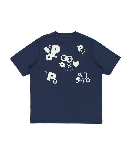 Featured Product Image Of Pop Reni T-Shirt Navy/Glow In The Dark