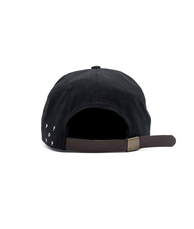 Pop No Sixpanel Hat Black