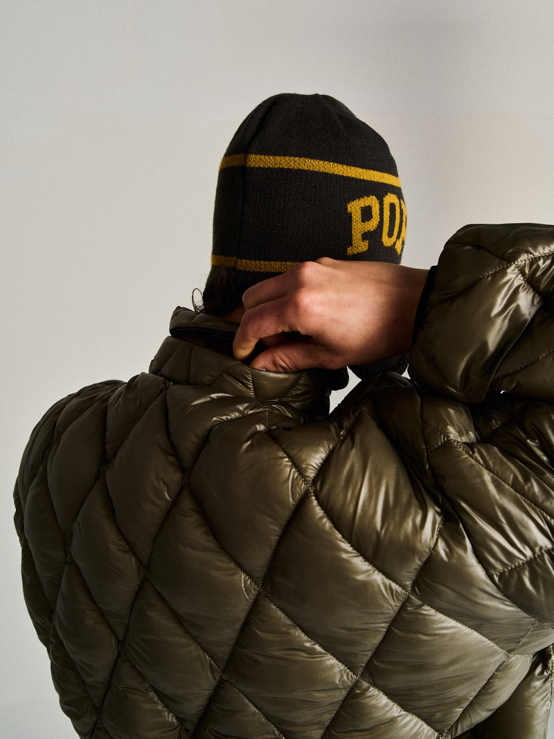 Pop Quilted Reversible Jacket Four Leaf Clover/Bison