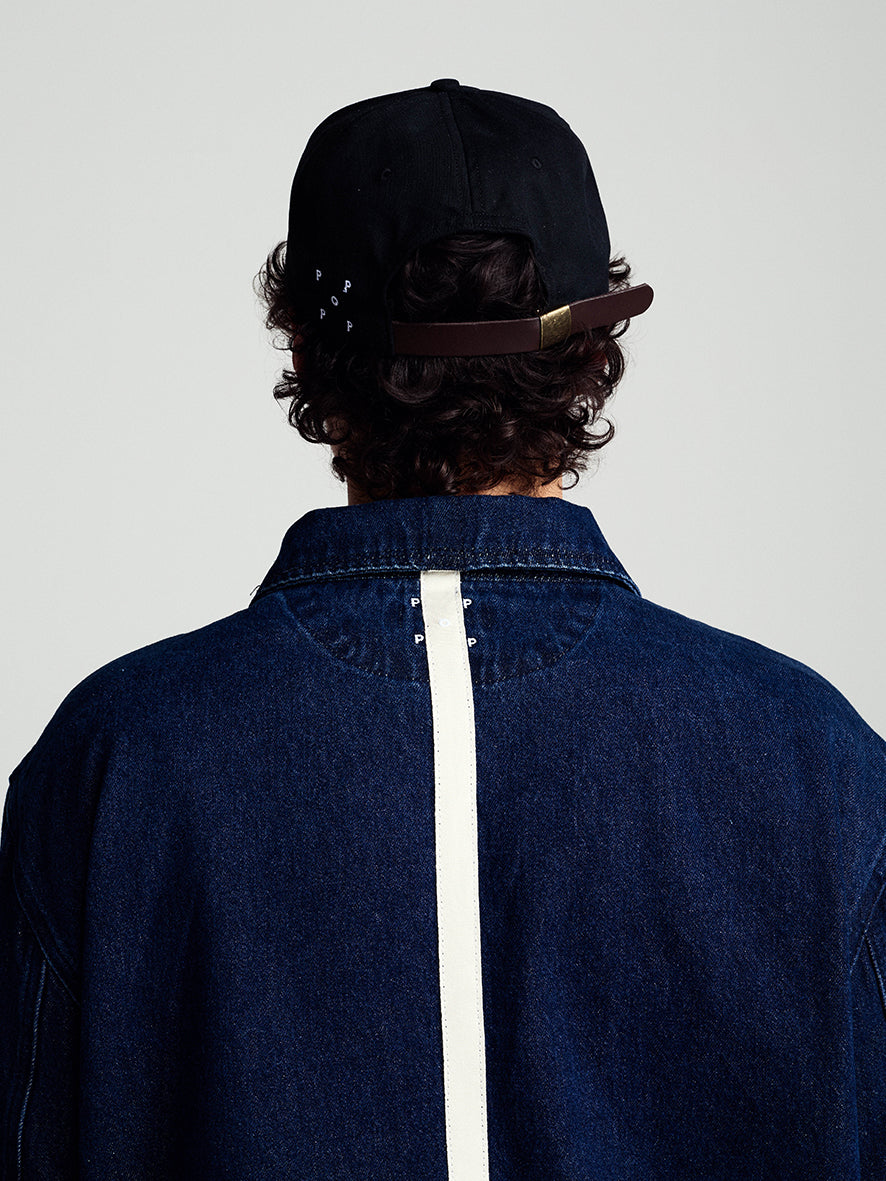 Denim Full Zip Jacket Rinsed Denim