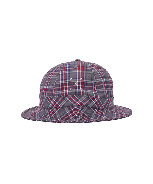 Featured Product Image Of Pop Checked Bell Hat Grey