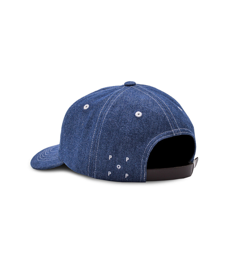 Pop Crest Sixpanel Hat Rinsed Denim