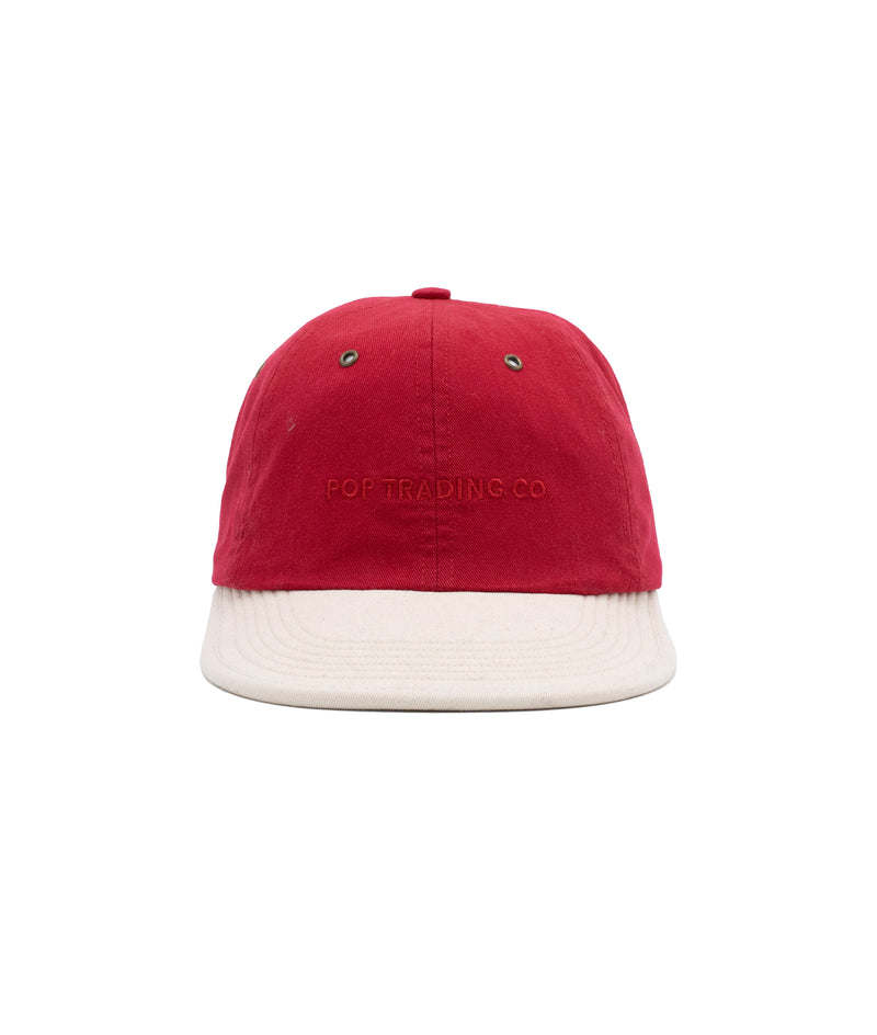 2 Tone Flexfoam Hat Earth Red/Off White