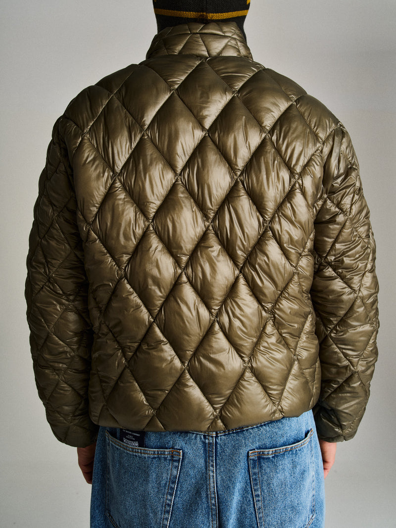 Pop Quilted Reversible Jacket Four Leaf Clover/Bison