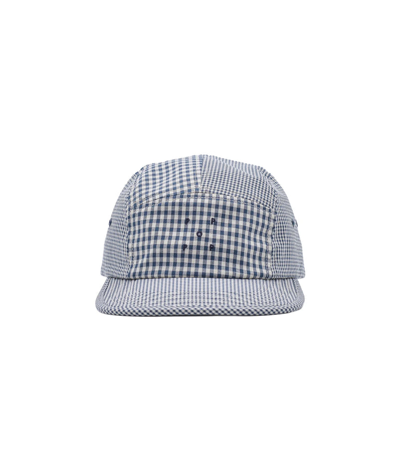 Pop Gingham Fivepanel hat Navy/White