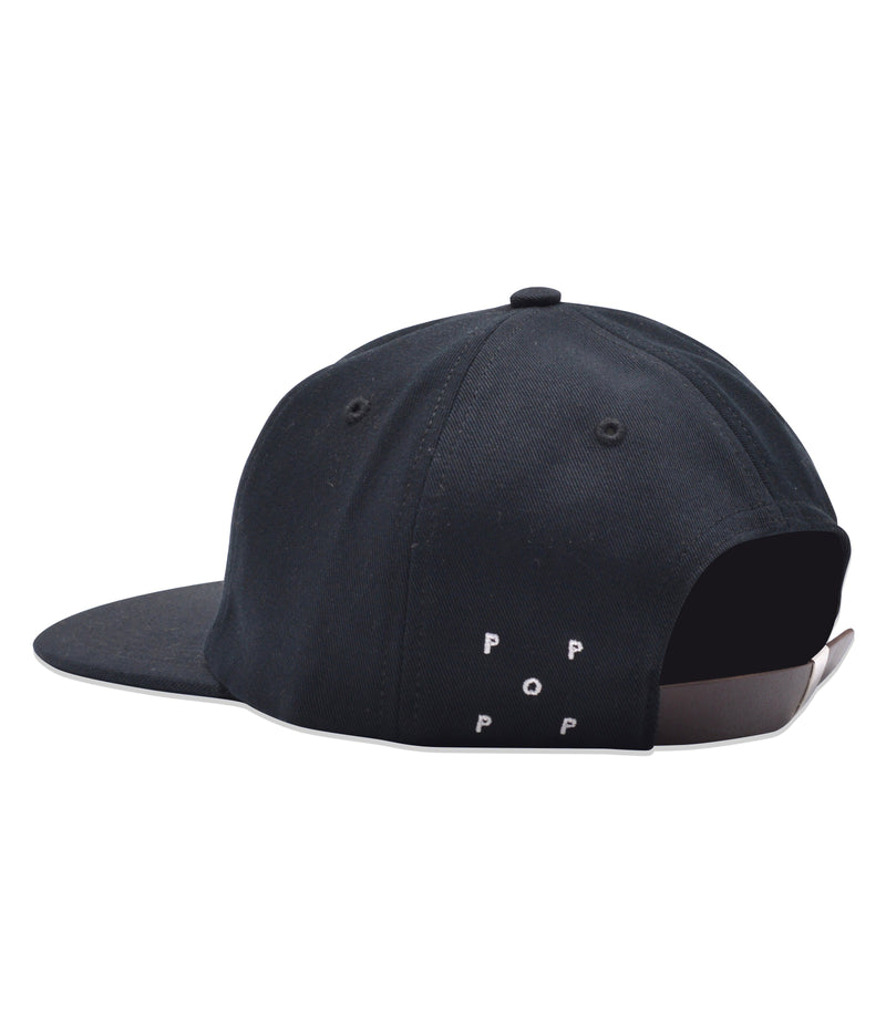 Pop Ringer 6 Panel Hat Black