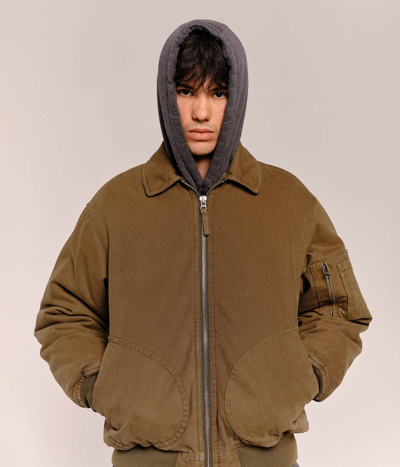 Pop Flight Jacket Four Leaf Clover