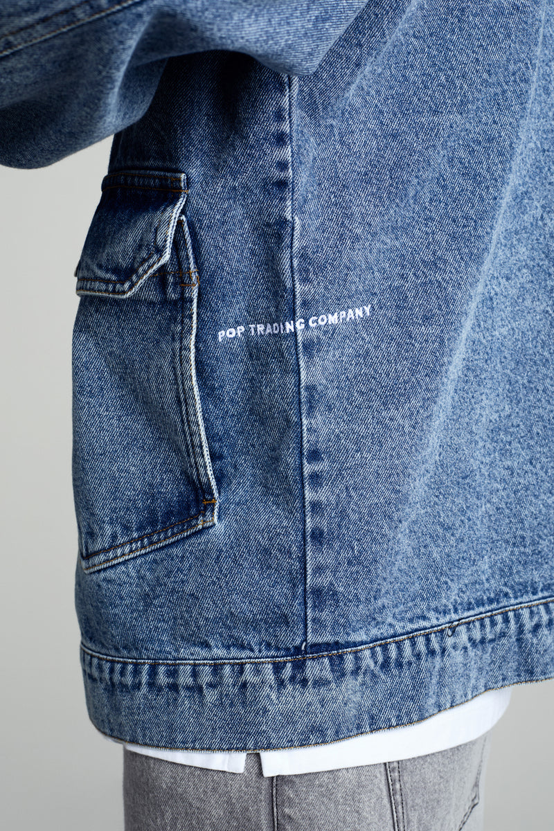 Pop DRS Denim Jacket Stonewashed
