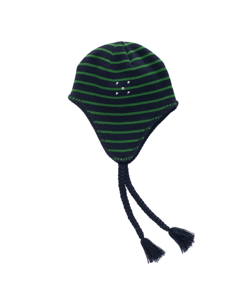 Pop Reversible Earflap Beanie Navy/Juniper