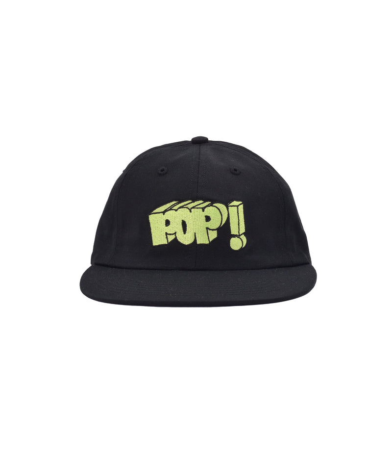 Pop Right Yeah Sixpanel Hat Black