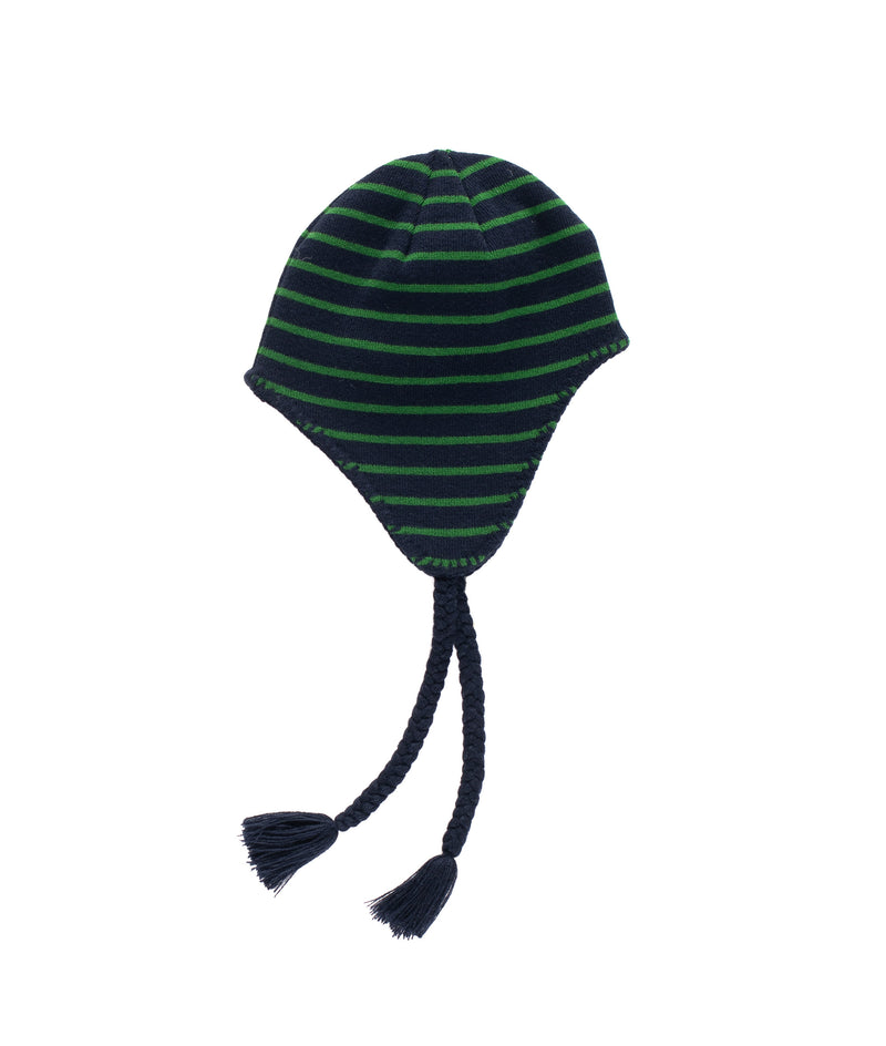 Pop Reversible Earflap Beanie Navy/Juniper