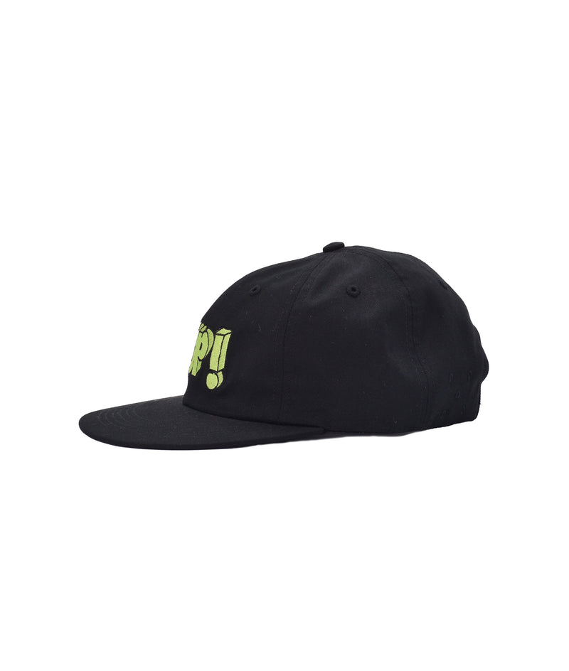 Pop Right Yeah Sixpanel Hat Black