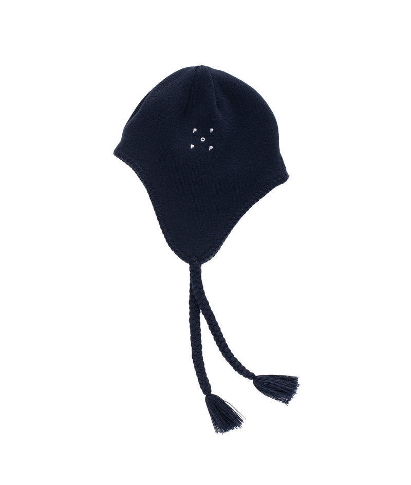 Pop Reversible Earflap Beanie Navy/Juniper