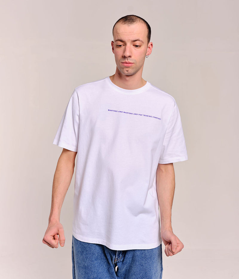 Pop & Martens & Martens T-Shirt White