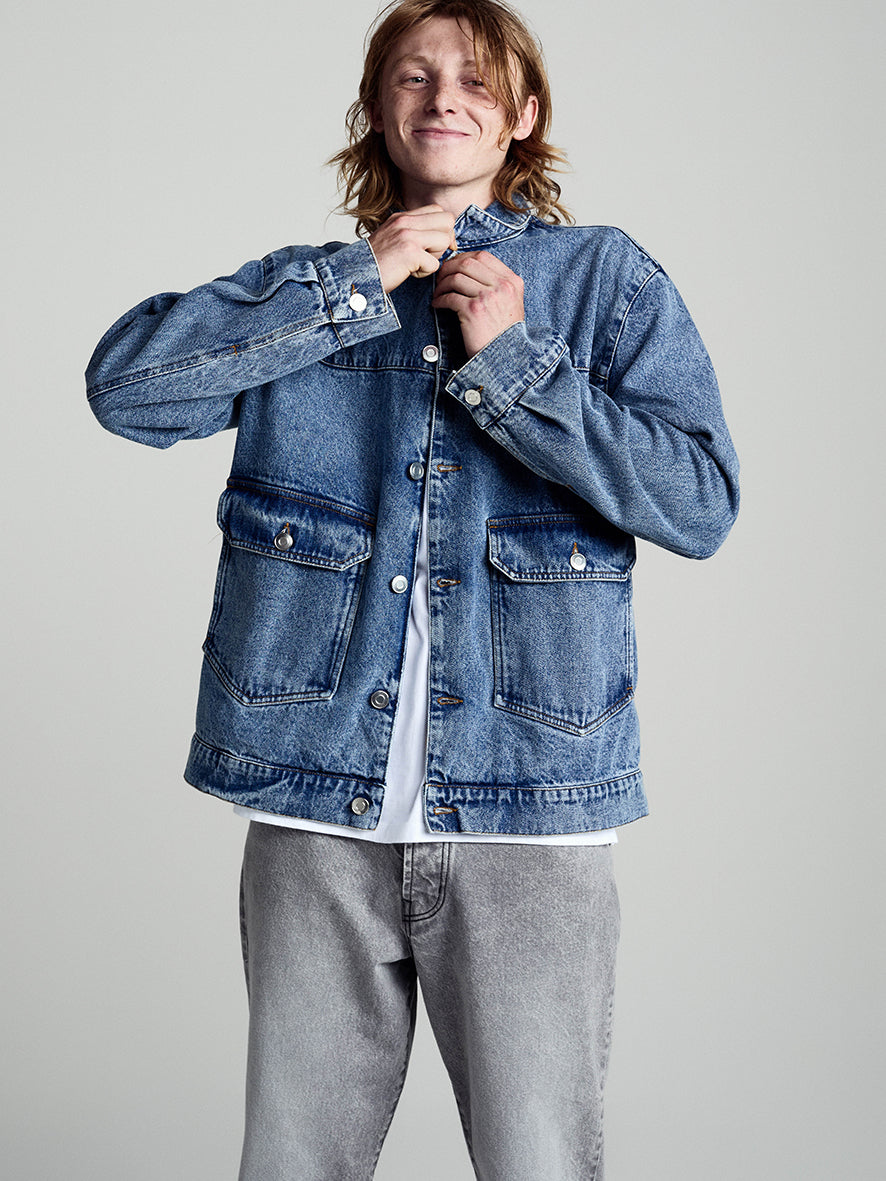 DRS Denim Jacket Stonewashed