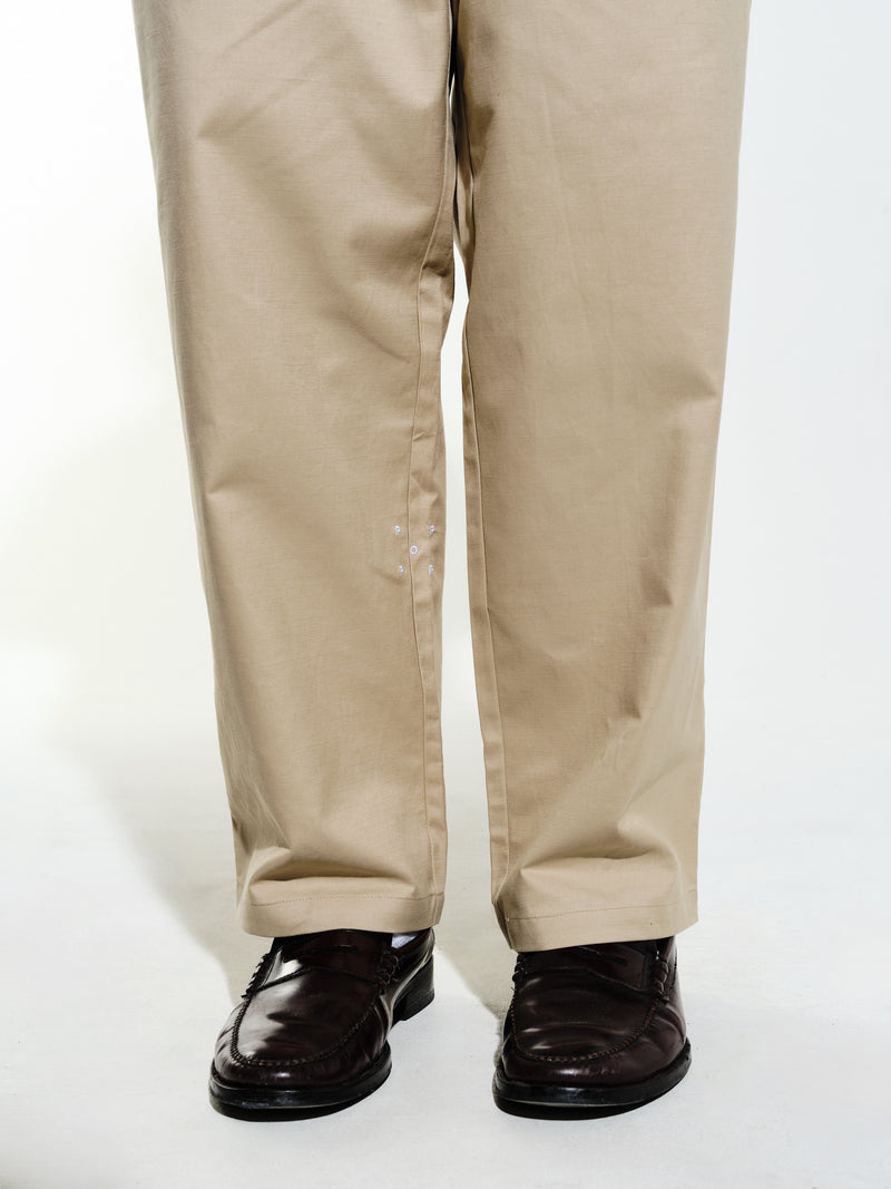 Pop Hewitt Suit Pants White Pepper