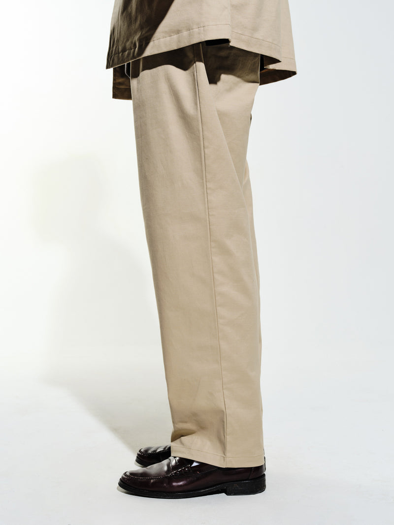 Pop Hewitt Suit Pants White Pepper