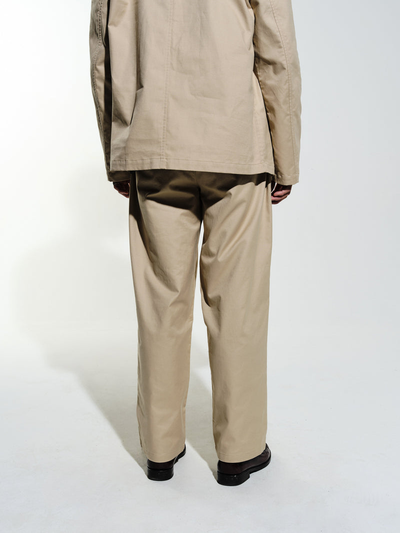 Pop Hewitt Suit Pants White Pepper