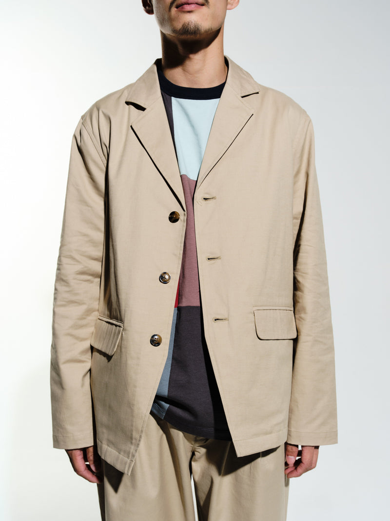 Pop Hewitt Suit Jacket White Pepper