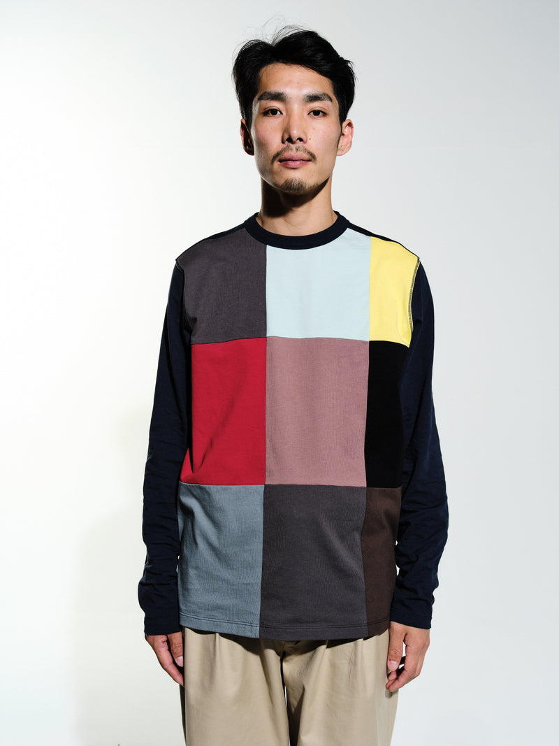 Pop Panel Longsleeve T-Shirt Multicolour