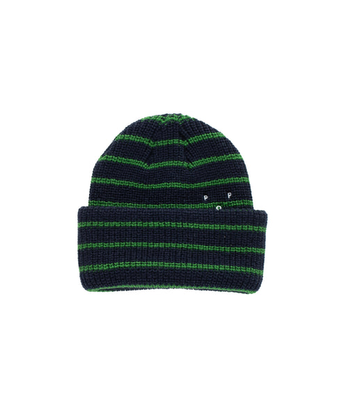 Featured Product Image Of Pop Striped Beanie Navy/Juniper