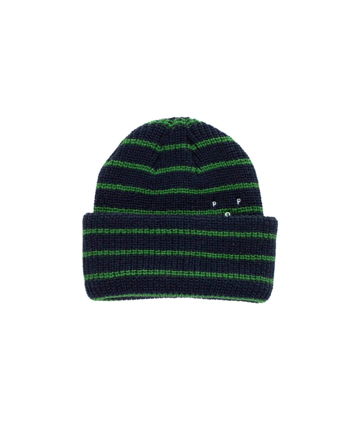 Pop Striped Beanie Navy/Juniper
