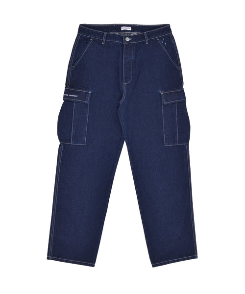 Featured Product Image Of Pop Denim Cargo Pants Rinsed Denim
