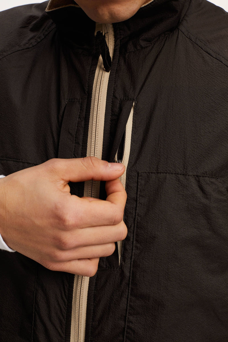 Pop Reversible Safari Vest Delicioso/White Pepper