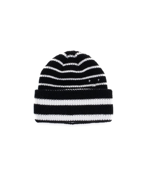 Featured Product Image Of Pop Striped Beanie Black/White