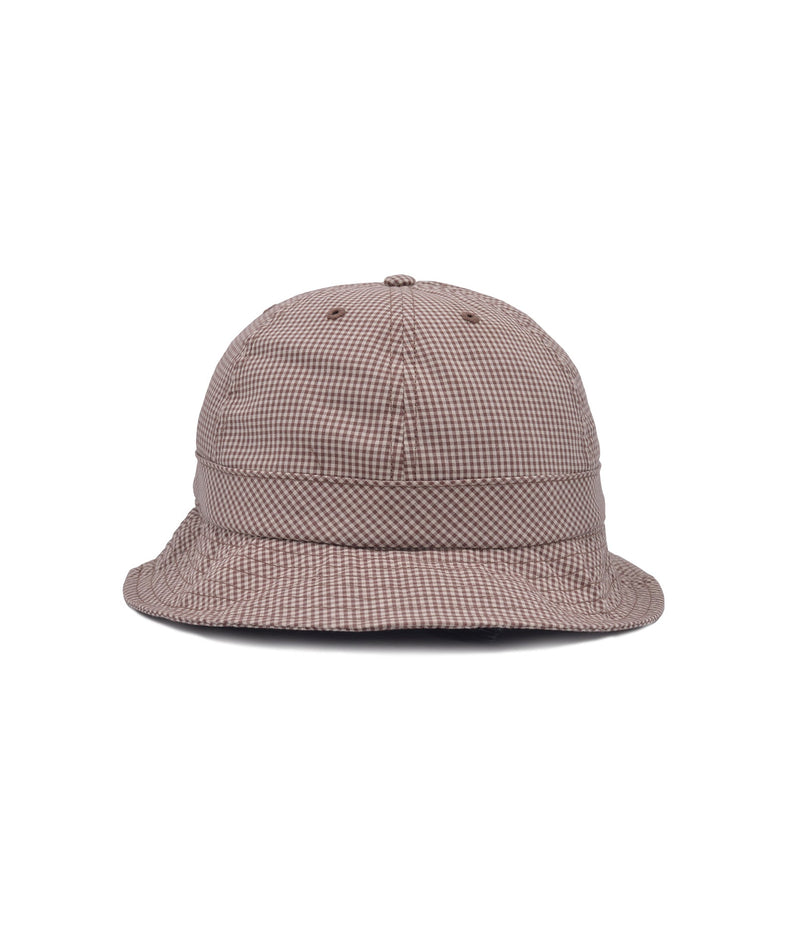 Pop Bell Hat Brown Gingham