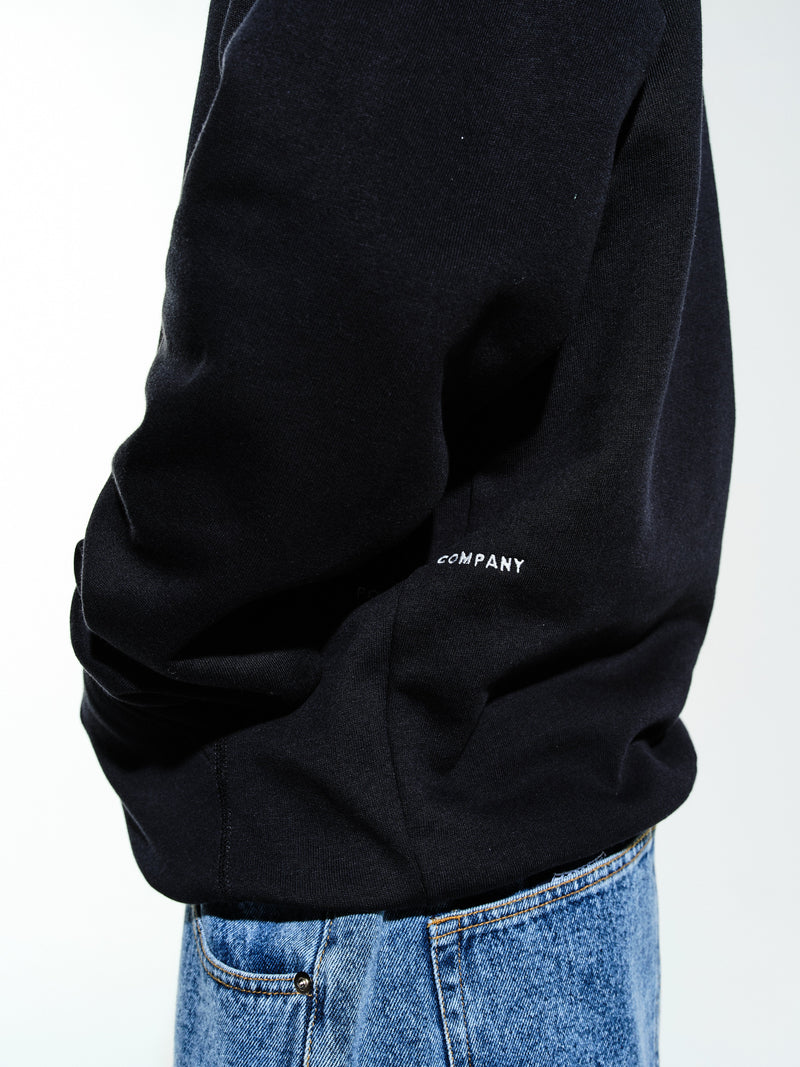 Pop Arch Hooded Sweat Black