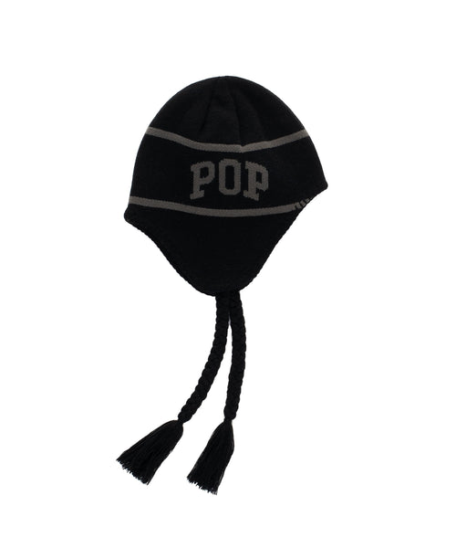 Featured Product Image Of Pop Earflap Beanie Black/Charcoal