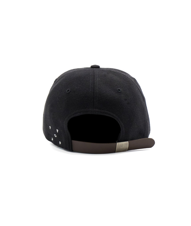 Pop Traders Sixpanel Hat Black