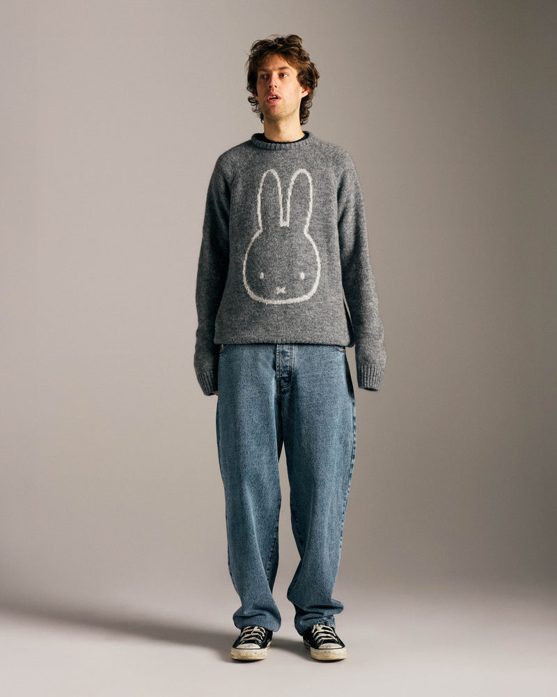 Miffy & Pop DRS Denim Pants Stonewashed