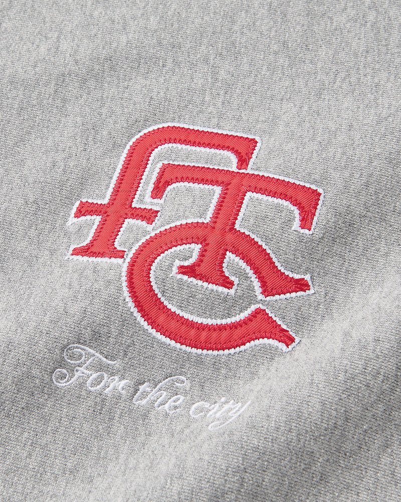 FTC & Pop Crewneck Sweat Heather Grey