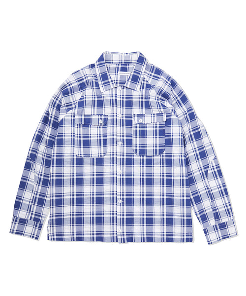 Featured Product Image Of SS19 Herman Shirt White Navy Check