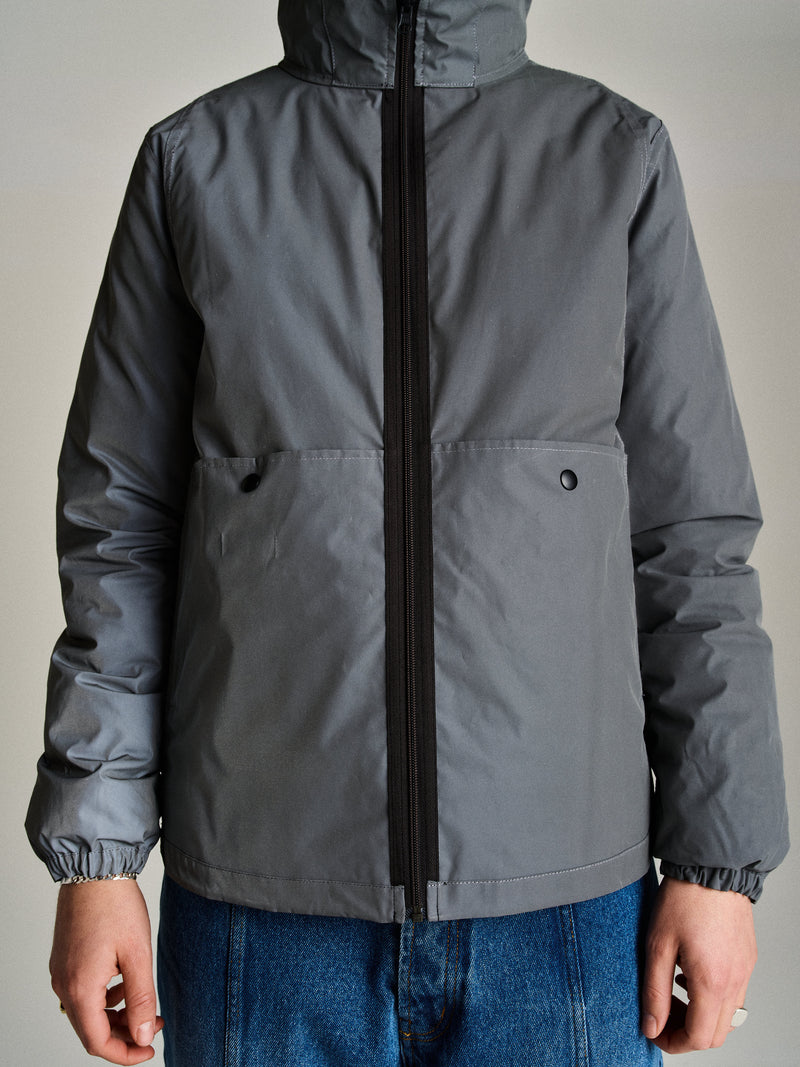 Pop Reversible Tech Jacket Anthracite/Reflective