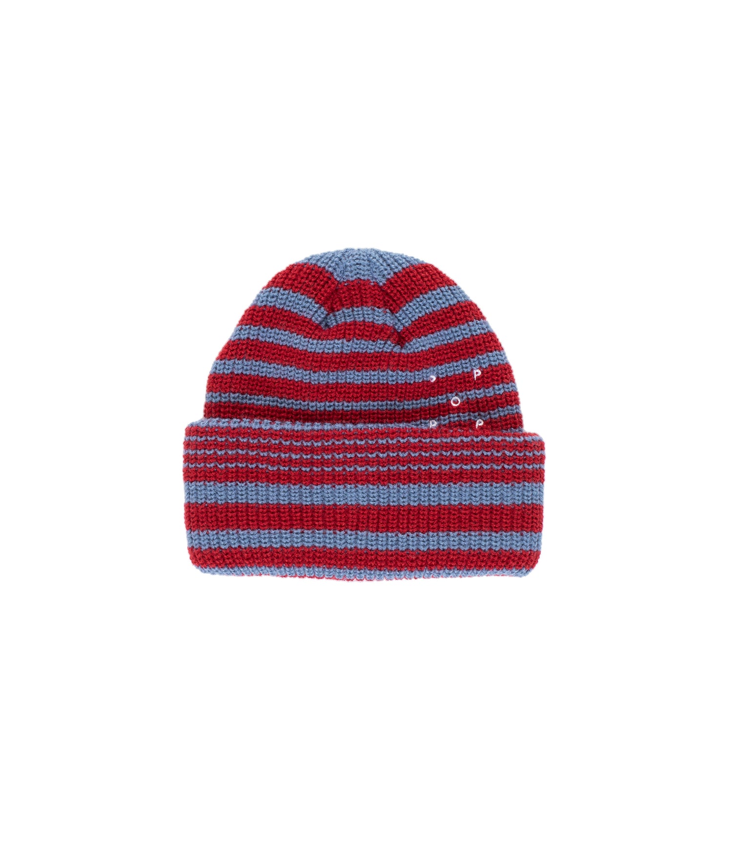 Striped Beanie Earth Red/Dutch Blue