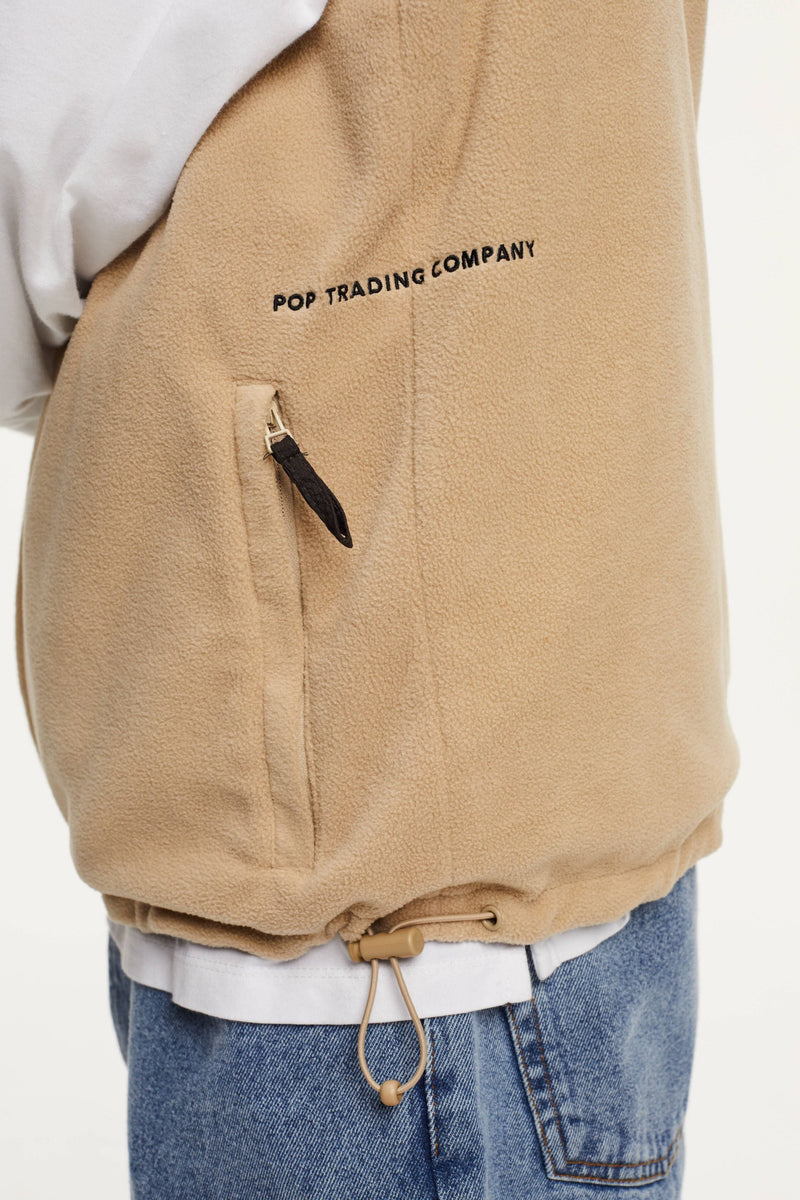 Pop Reversible Safari Vest Delicioso/White Pepper