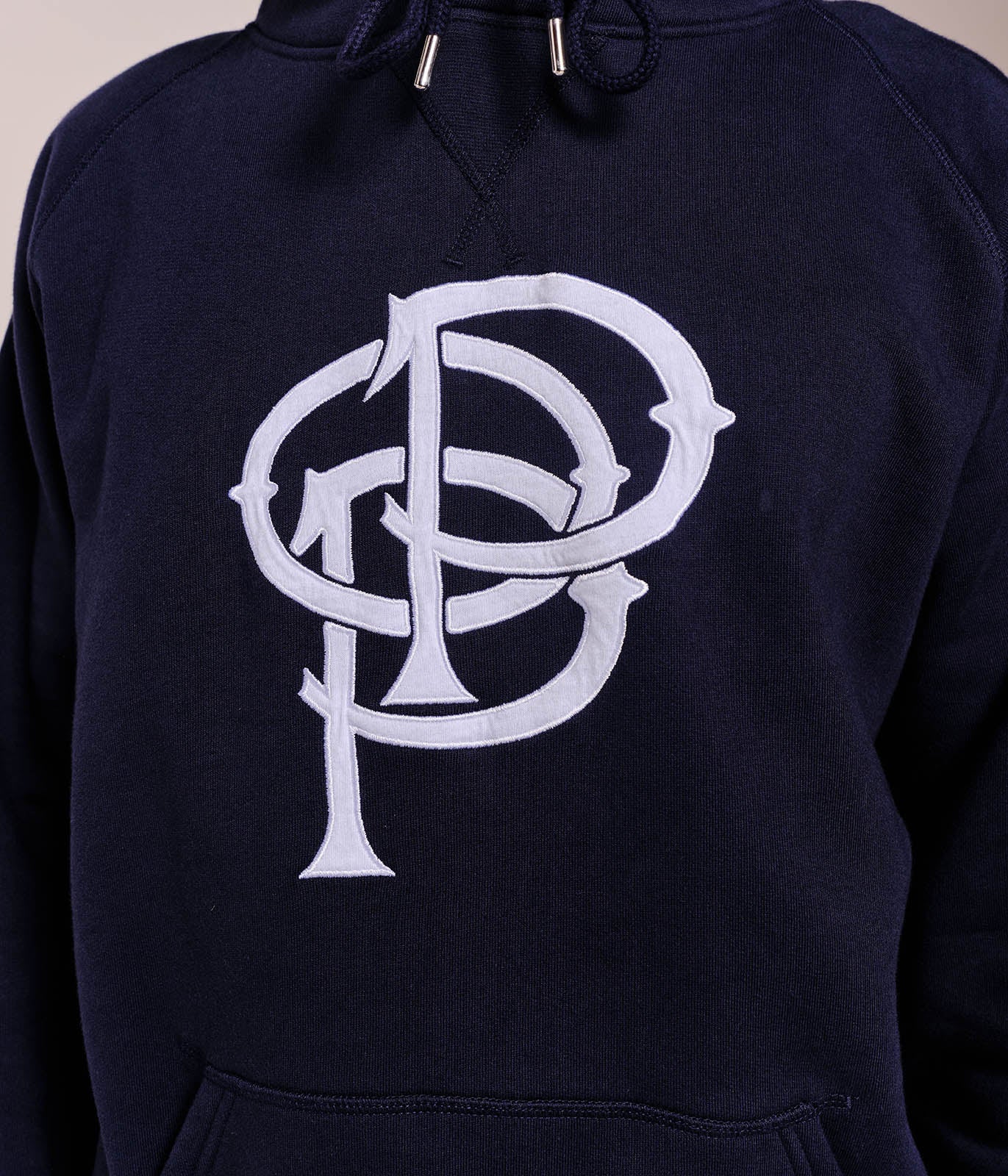 Pop Initials Hooded Sweat Navy