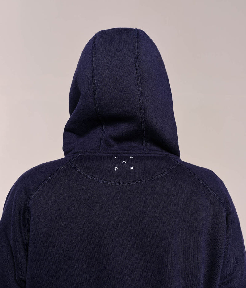 Pop Initials Hooded Sweat Navy