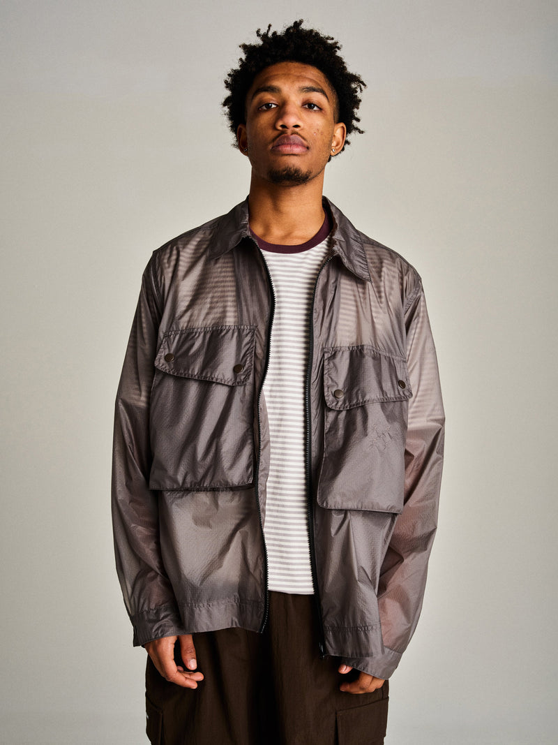 ジャケット・アウター BOX Pop Boxer Overshirt Charcoal